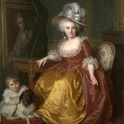Пазл: Портрет мадам Вестье и ее сына 