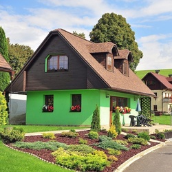 Пазл: Зелёный дом