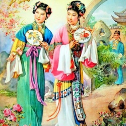 Пазл: Китайские красавицы