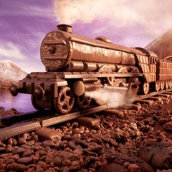 Пазл: Шоколадный поезд