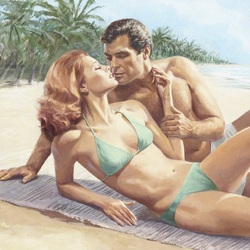 Пазл: Поцелуй на пляже