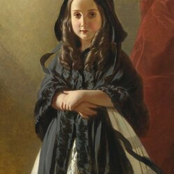 Пазл: Портрет Шарлотты Бельгийской, дочери Леопольда I