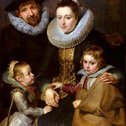 Пазл: Портрет семьи Яна Брейгеля Старшего