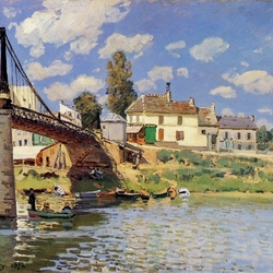 Пазл: Мост в Вильнев-ла-Гаренн