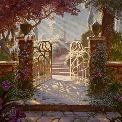 Пазл: Ворота в сад