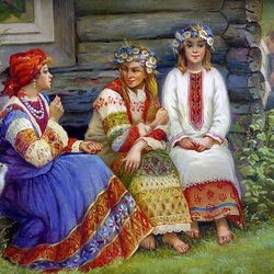 Пазл: Три девицы