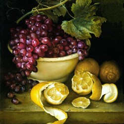 Пазл: Виноград и лимоны