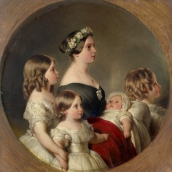 Пазл: Королева Виктория с детьми