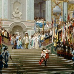 Пазл: Прием принца Конде Людовиком XIV в Версале в 1674 году
