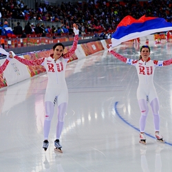 Пазл: Российские конькобежки