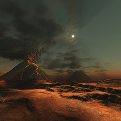 Пазл: Извержение вулкана