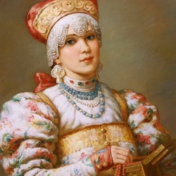 Пазл: Русские красавицы Владислава Нагорного