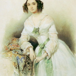 Пазл: Портрет княгини О.А.Голициной,урожденной Щербатовой