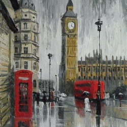 Пазл: Лондонские дожди