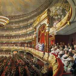 Пазл: Спектакль в московском Большом театре по случаю  коронования 