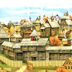 Пазл: Древне-русский городок