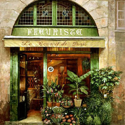 Пазл: Парижский цветочный магазин