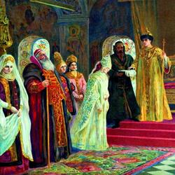 Пазл: Выбор невесты царем Алексеем Михайловичем