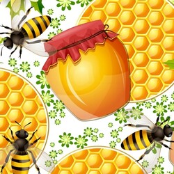 Пазл: Пчёлки и мёд