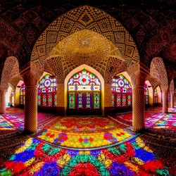 Пазл: Мечеть Насир Аль-Мульк, Иран