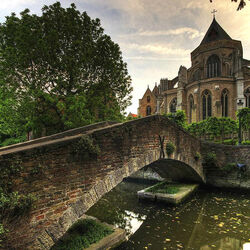 Пазл: Мост в церкви Богоматери в Брюгге