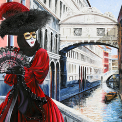 Пазл: Венецианская маска