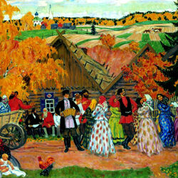 Пазл: Осенний сельский праздник