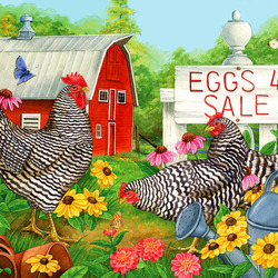 Пазл: Продажа яиц