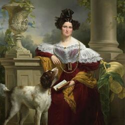 Пазл: Портрет дамы с собакой