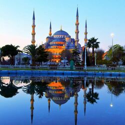 Пазл: Голубая мечеть