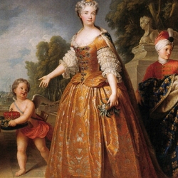 Пазл: Портрет Марии Лещинской, королевы Франции