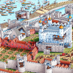 Пазл: Лондонский Тауэр 1533г