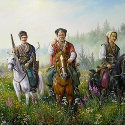 Пазл: Запорожские казаки