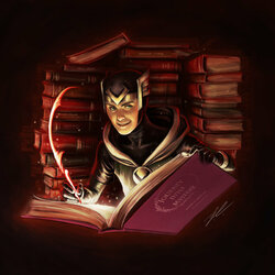 Пазл: Ночью в библиотеке Асгарда...