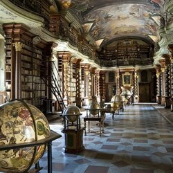 Пазл: Библиотека в Праге