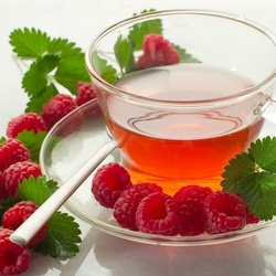 Пазл: Чай с малиной