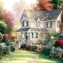 Пазл: Викторианский сад