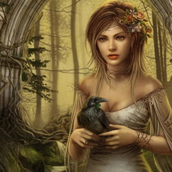 Пазл: В заколдованном лесу