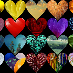 Пазл: Сердечки