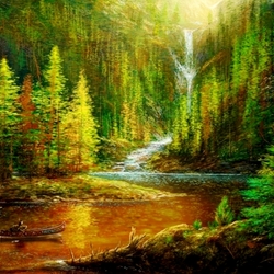 Пазл: На реке