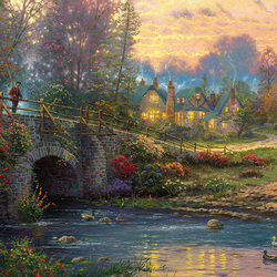 Пазл: На мосту