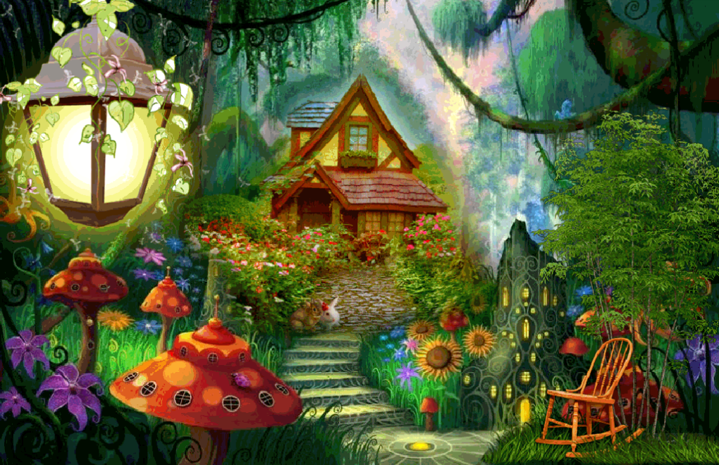 Сказочные картинки. Сказочный Лесной домик. Сказочный домик в лесу. Волшебный домик в лесу. Сказочный домик в волшебной стране.