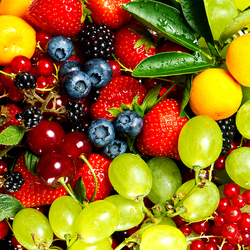 Пазл: Фруктово-ягодный