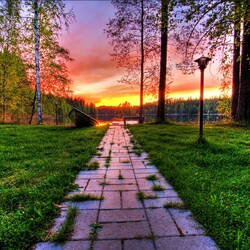 Пазл: К закату