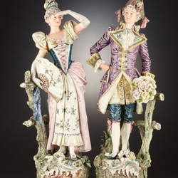 Пазл: Старинные немецкие статуэтки