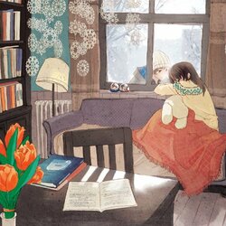 Пазл: У окошка