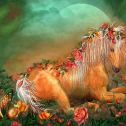 Пазл: Соловый единорог