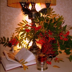 Пазл: Рябиновый букет