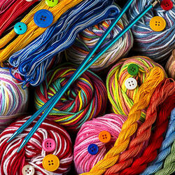 Пазл: Нитки и спицы