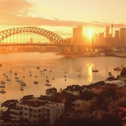Пазл: Солнце поцеловало Сидней 